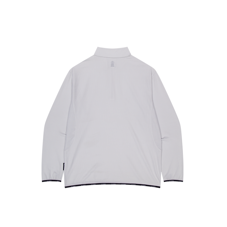 【新品早鳥優惠】Assist Waffle 機能性半開襟運動長袖上衣 淺灰色