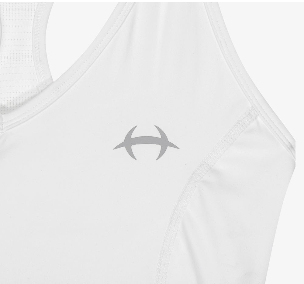 【新品預購】Womens Support  V領運動背心 白色