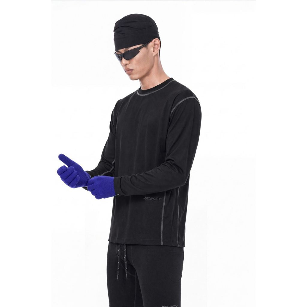 EZ Prime Tencel 運動長袖上衣 黑色(男女同款)