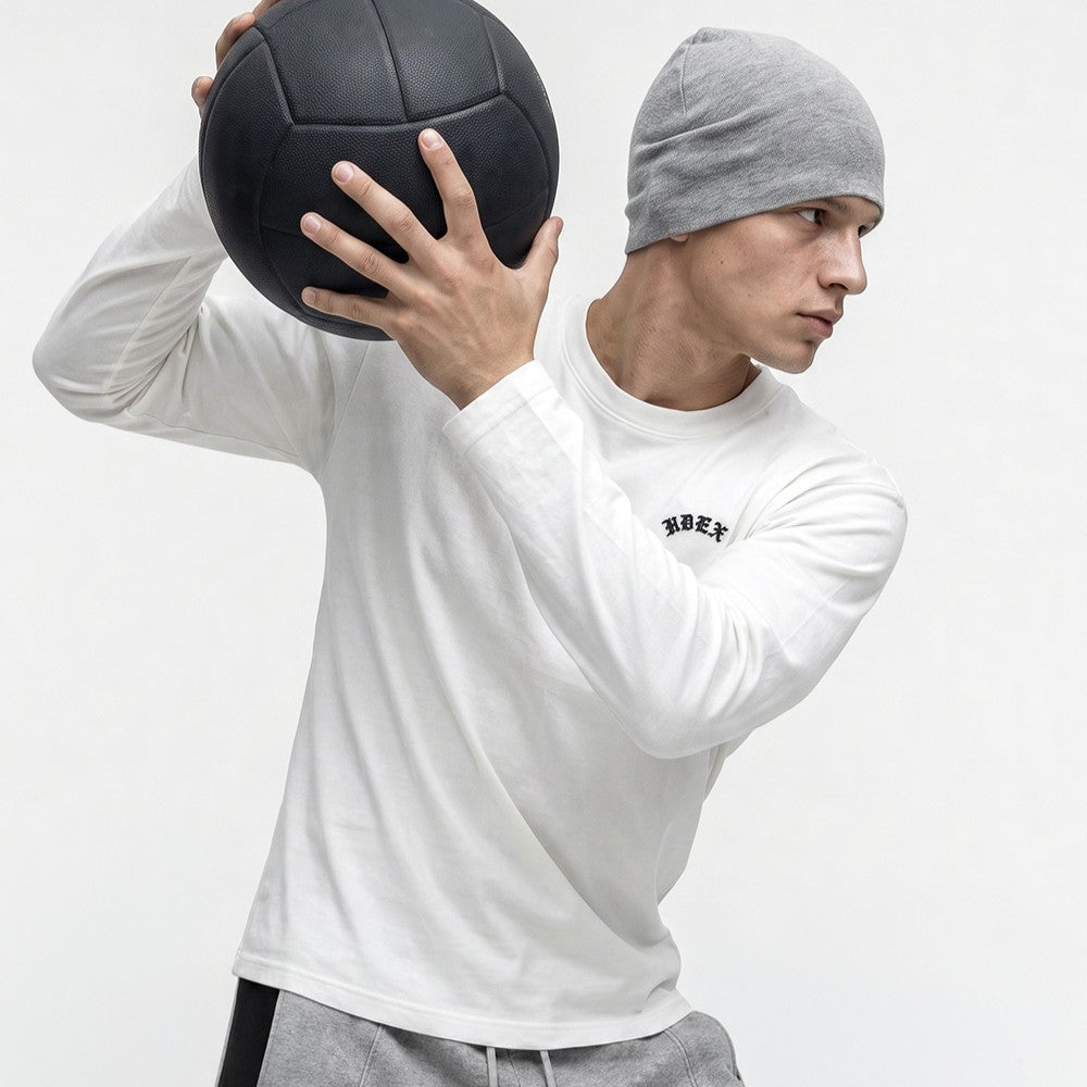 Natural Body Fit 長袖上衣 白色